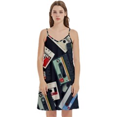 Abstract Case Mini Camis Dress With Pockets by kyorashop23