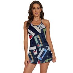 Abstract Case 2-in-1 Flare Activity Dress by kyorashop23
