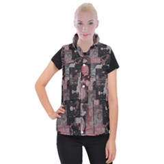 Aesthetic , Aesthetic, Dark Women s Button Up Vest by kyorashop23