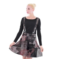 Aesthetic , Aesthetic, Dark Suspender Skater Skirt by kyorashop23