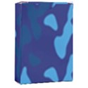 Blue Camouflage Pattern Playing Cards Single Design (Rectangle) with Custom Box View1