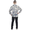 Blue Vintage Background Men s Half Zip Pullover View2