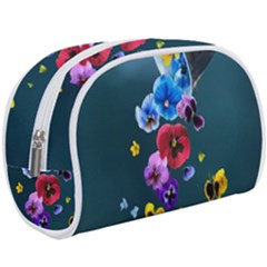 Falling Flowers, Art, Coffee Cup Make Up Case (large) by kyorashop23