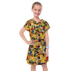Lego People, Games Kids  Drop Waist Dress by kyorashop23