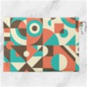 Retro Colorful Background, Retro Abstraction Canvas Cosmetic Bag (XXL) View2
