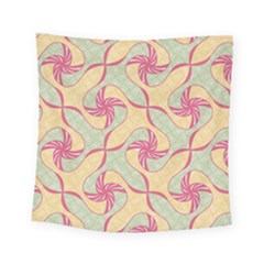 Abstract Pattern Design Scrapbooking Square Tapestry (small) by Paksenen