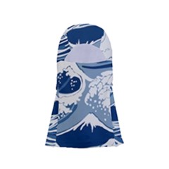 Japanese Wave Pattern Adjustable Balaclava Face Mask by Cemarart