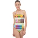 Supermarket Shelf Products Snacks Classic One Shoulder Swimsuit View1