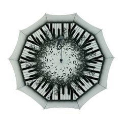 Piano Sounds Automatic Folding Umbrella With Case (large) by RiverRootz