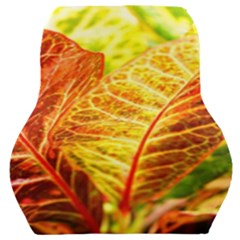 Leaves Plant Pattern Croton Nature Car Seat Back Cushion  by Sabxi