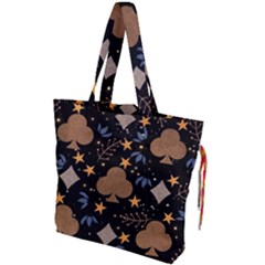 Seamless Pattern Repeat Repetition Drawstring Tote Bag by Sabxi
