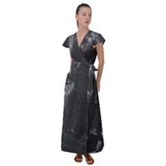 Bob Marley Flutter Sleeve Maxi Dress by bestdesignintheworld