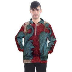 Birds Men s Half Zip Pullover by bestdesignintheworld