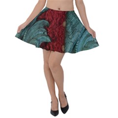 Birds Velvet Skater Skirt by bestdesignintheworld