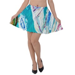 Sailing Boat Velvet Skater Skirt by bestdesignintheworld