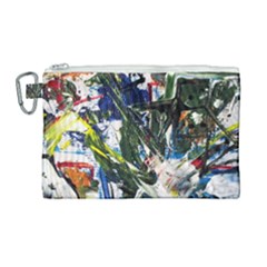 Snow In A City-1-1 Canvas Cosmetic Bag (large) by bestdesignintheworld