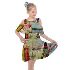 Fabrics Kids  Shoulder Cutout Chiffon Dress by bestdesignintheworld