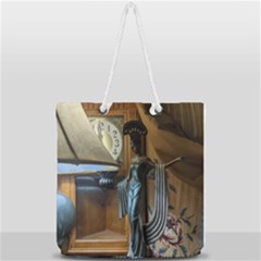 Lady Full Print Rope Handle Tote (large) by bestdesignintheworld