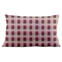 Retro 60s 50s Plaid Pattern 2 16 x24  Lumbar Throw Cushion Case (two Sides) by violetheavensky
