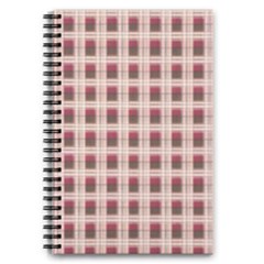 Retro 60s 50s Plaid Pattern 2 Notebooks by violetheavensky