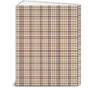 Retro 60s 50s Plaid Pattern 3 7  x 9  Softcover Notebook View2