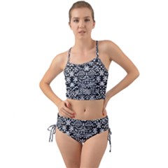 Gothic Leaf Pattern 3 Mini Tank Bikini Set by violetheavensky