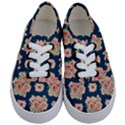 Retro 1880s Flowers Pattern 7 Kids  Classic Low Top Sneakers View1
