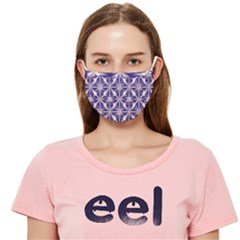 Royal Fractal Pattern 4 Cloth Face Mask (adult) by violetheavensky