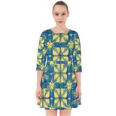 Royal Fractal Pattern 2 Smock Dress by violetheavensky