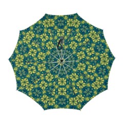 Royal Fractal Pattern 2 Automatic Folding Umbrella With Case (large) by violetheavensky