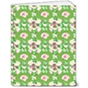 Retro 1880s Flowers Pattern 4 7  x 9  Softcover Notebook View1