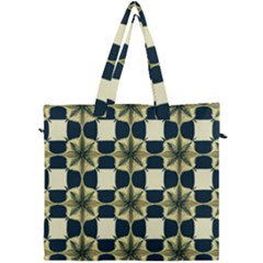 Royal Fractal Pattern Canvas Travel Bag by violetheavensky