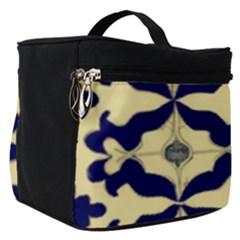 Royal Fractal Pattern 3 Make Up Travel Bag (small) by violetheavensky