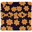 Retro 40s 50s Flowers Pattern Halloween 4 Back Support Cushion View4
