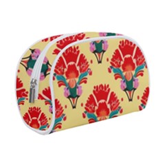 Retro 40s 50s Mexico Flowers Pattern 4 Make Up Case (small) by violetheavensky