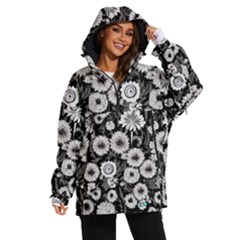 Mid Century Retro Floral 1970s 1960s Pattern 87 Mid Century Retro Floral 1970s 1960s Pattern 86 Women s Ski And Snowboard Waterproof Breathable Jacket by violetheavensky