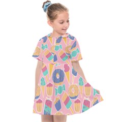 Ice Cream Donut Sweets Candie Kids  Sailor Dress by Apenda