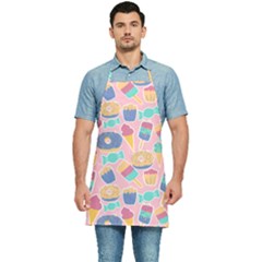 Ice Cream Donut Sweets Candie Kitchen Apron by Apenda