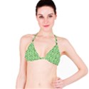 Leaves Pattern Texture Seamless Classic Bikini Top View1