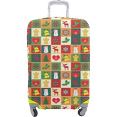 Template Christmas Pattern Luggage Cover (large) by Proyonanggan