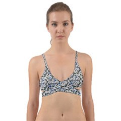 Roses Wrap Around Bikini Top by DinkovaArt