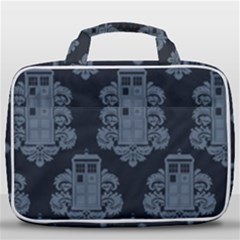 Dr Who Tardis Pattern Travel Toiletry Bag With Hanging Hook by Tsamara