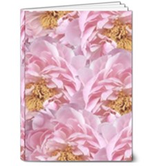 Peonies Nature Bloom Blossom Pink 5  X 7  Hardcover Notebook by Tsamara