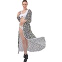 Green Leaves Maxi Chiffon Beach Wrap View1