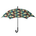 Circles Round Pattern Sphere Ball Hook Handle Umbrellas (Large) View3
