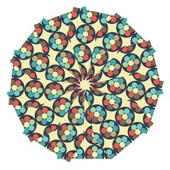 Circles Round Pattern Sphere Ball Automatic Folding Umbrella With Case (large) by Sabxi