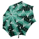 Triangles Pyramid Geometric Pattern Hook Handle Umbrellas (Large) View2