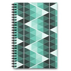 Triangles Pyramid Geometric Pattern Notebooks by Sabxi