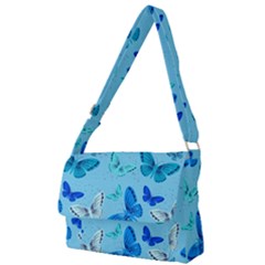 Butterflies Insect Pattern Nature Full Print Messenger Bag (l) by Sabxi