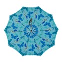Butterflies Insect Pattern Nature Automatic Folding Umbrella with Case (Large) View1